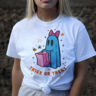 Söt spök trick or treat Halloween-tröja T Shirt