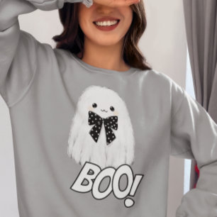 Söt spökboo lurvig Halloween T Shirt