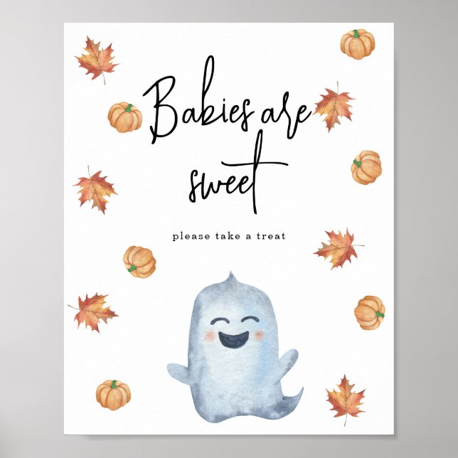 Söt spöke - Bebisar är söta  Poster (Framsidan)