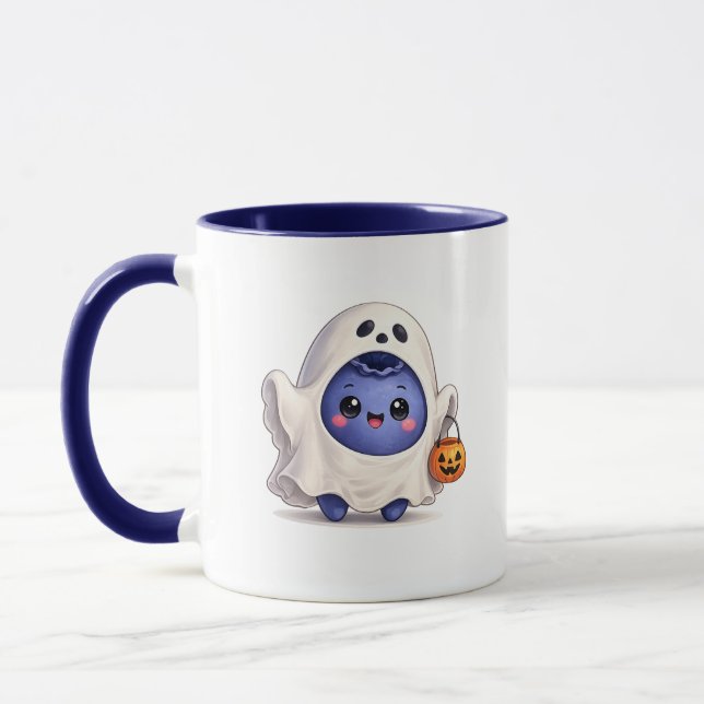 Söt Spöke Halloween Mugg (Vänster)