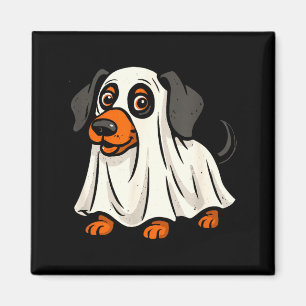 Söt spökenhund halloween dachshund magnet