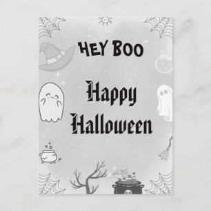 Söt spökhalloween helg vykort