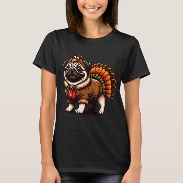 Söt spökhund t shirt (Framsida)