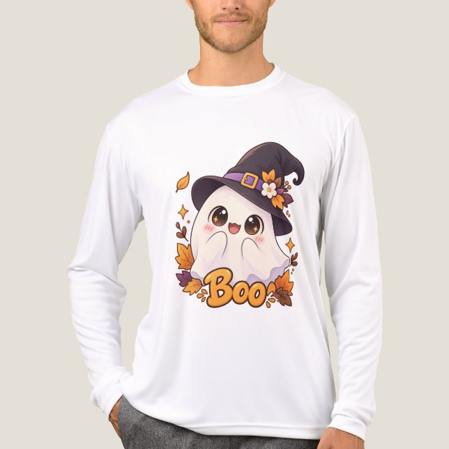 Söt spökkaraktär  t shirt (Framsida)