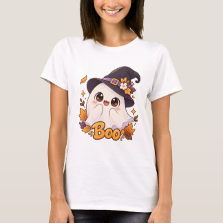 Söt spökkaraktär t shirt