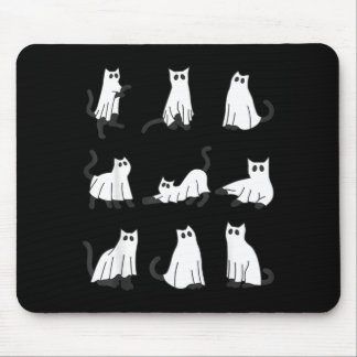 Söt spökkat Rolig Halloween-design spökkat Musmatta