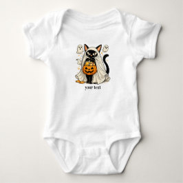 Söt spökkat trick or treat halloween t shirt