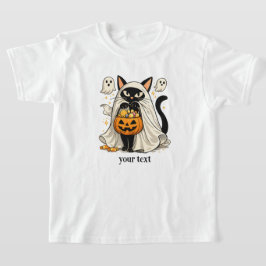 Söt spökkat trick or treat halloween t shirt