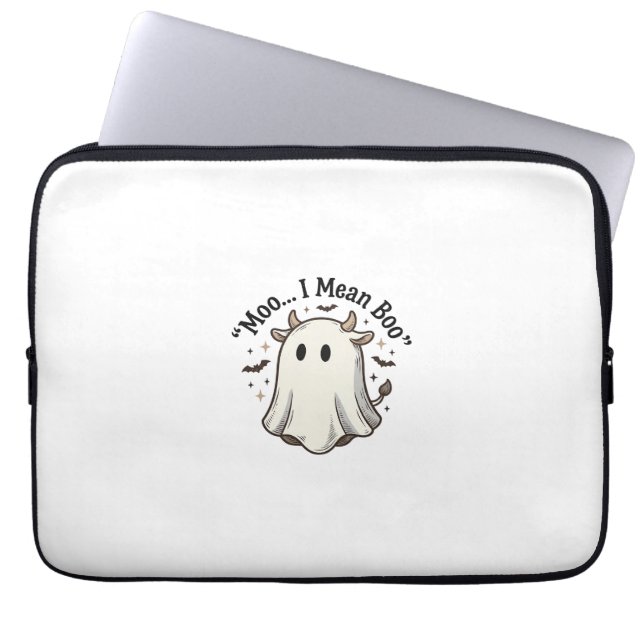 Söt spökko Halloween-mö, menar du bu-tröja Desi Laptop Fodral (Framsidan)