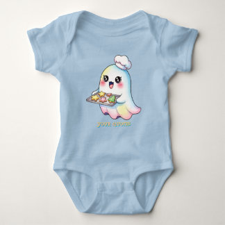 Söt spökkock med julgodis t shirt
