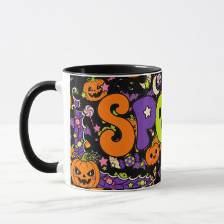 Söt spöklik Halloween-ghost Mugg