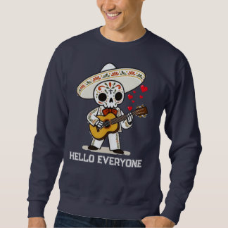 Söt spöklik Halloween Lång Ärmad Tröja