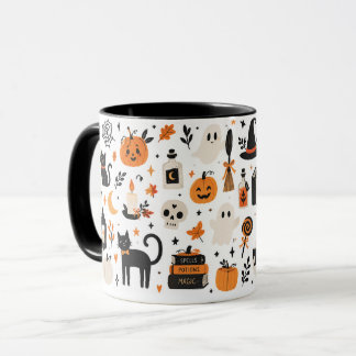 Söt spöklik Halloween-mugg Mugg