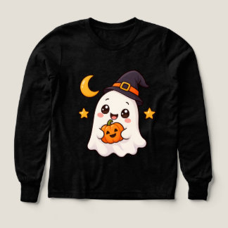 Söt spöklik Halloween-skjorta med spöke T Shirt