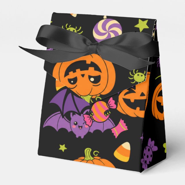 Söt spöklik Kawaii-spök Halloween  Presentaskar (Framsidan Sidan)