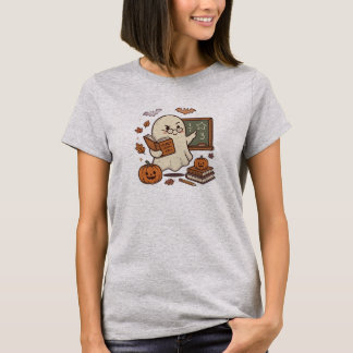 Söt spöklik lärare i Halloween T-Shirt