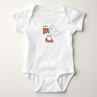 Söt spöklik liten Boo med personligt namn T Shirt
