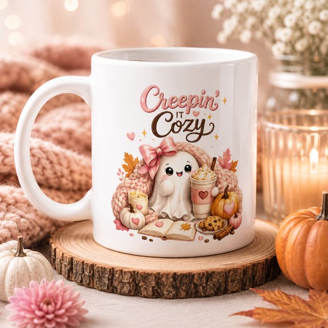 Söt spöklik personlig pumpasongs mugg (Skapare uppladdad)