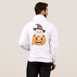 Söt spöklik säsong Halloween-spöke Pumpa Hoodie T Shirt
