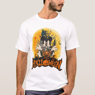 Söt spöklik seriefigur Halloween-design T Shirt
