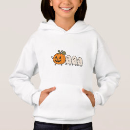 Söt spökparad barn Halloween-tröja Pumpa T Shirt