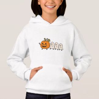 Söt spökparad barn Halloween-tröja Pumpa T Shirt