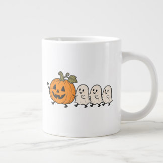Söt spökparad Halloweenkoppspumpa Jumbo Mugg