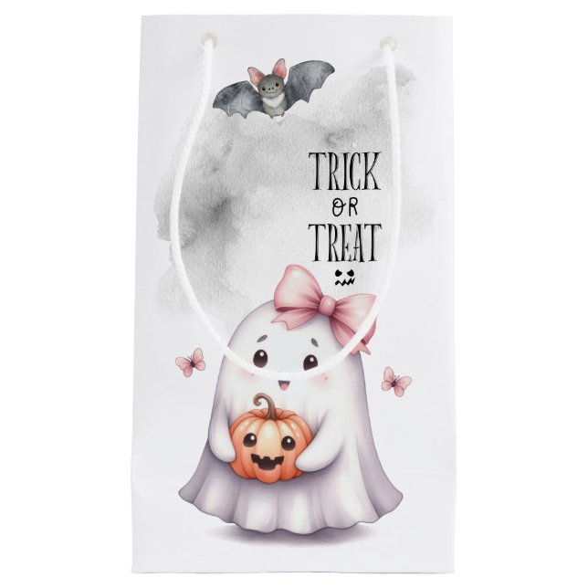Söt Spökpumpa Fladdermus Halloween (Framsidan)