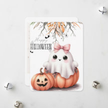 Söt Spökpumpa Fladdermus Halloween
