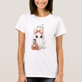 Söt Spökpumpa Fladdermus Halloween T Shirt