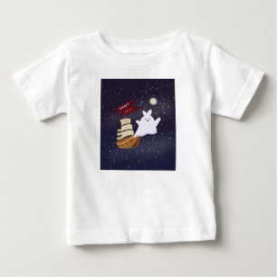 Söt spökskepps Halloween-babytopp & t-shirt