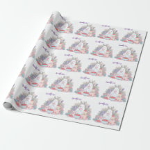 Söt spökte-tjej Wrapparpapper | Ryslig Söt