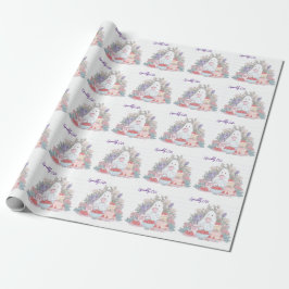 Söt spökte-tjej Wrapparpapper | Ryslig Söt Presentpapper