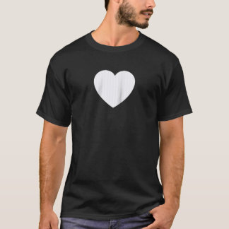 Söt spökvit randiga vertikala linjer Mönster Mi T Shirt