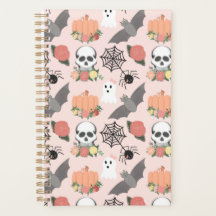 Söt Spooky Patterned Planner