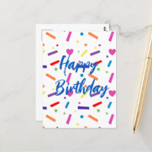 Söt sprinkle födelsedagsfest tema