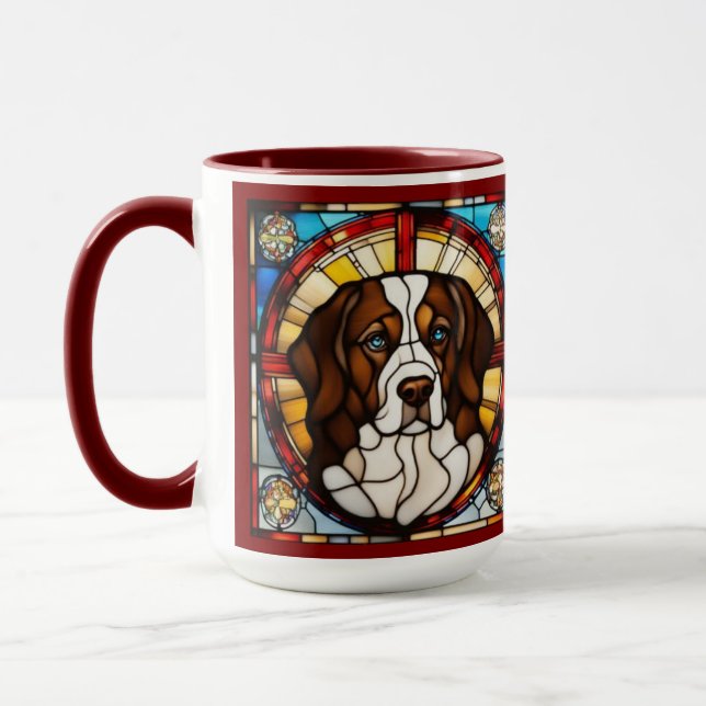 Söt St. Bernhard Kaffe Mugg (Vänster)
