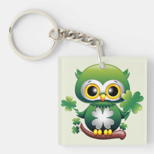Söt St Patrick Tecknad Ugglebaby