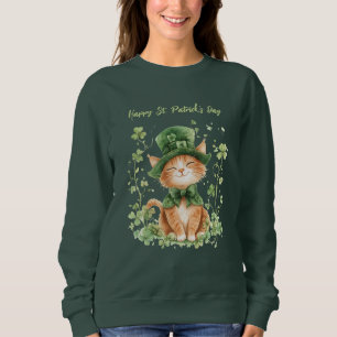 Söt St. Patrick's Day katttröja T Shirt