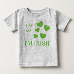 Söt St. Patricks Day Kyss mig, jag är irländsk T Shirt