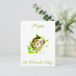 Söt St. Patrick's Day-lis Vykort