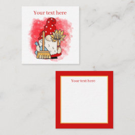 söt städning affärstilläggstextgnom anteckningskort