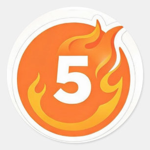 Söt stämning Shaka handskylt dekal ark Runt Klistermärke