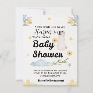 Söt Start Baby Shower Kollektion Anteckningskort
