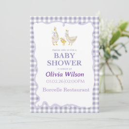 Söt start Baby Shower Samlingsinbjudan Inbjudningar