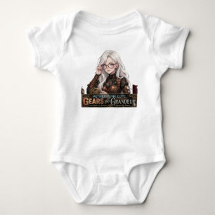 Söt Steampunk Anime Flicka Konst för Barn och Tonå T Shirt