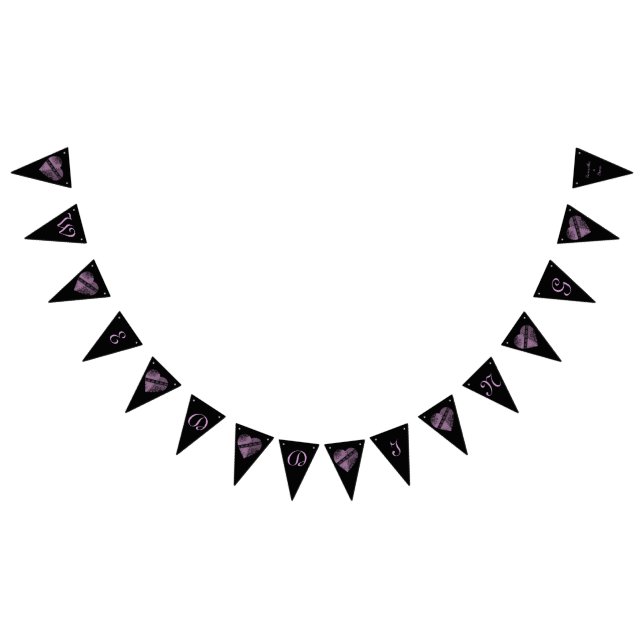 Söt steampunk bröllop hjärtan vimplar (Alla)