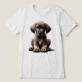 Söt stor dansk puppy t shirt
