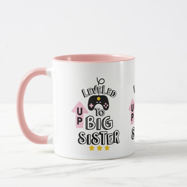Söt stor syster nivå ordkonst  mugg (Vänster)