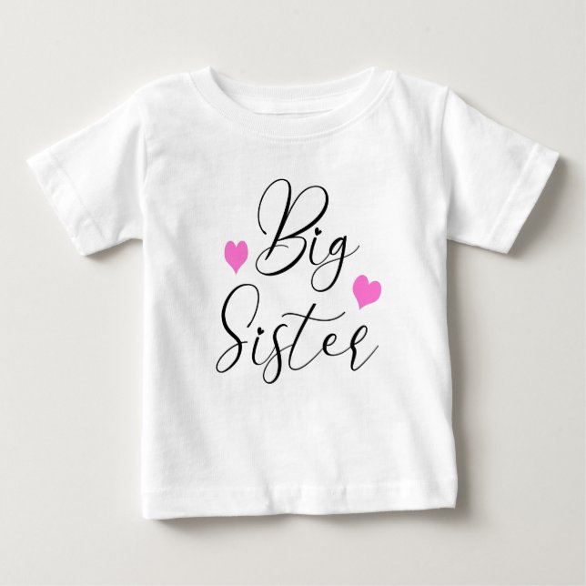 Söt stor syster       t shirt (Framsida)